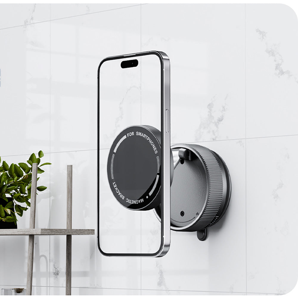 Zore K10A Vakum Özellikli Magnetik Telefon Tutucu Siyah