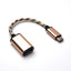 Zore Kablolu Metal Type-C Otg Gold