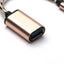 Zore Kablolu Metal Type-C Otg Gold