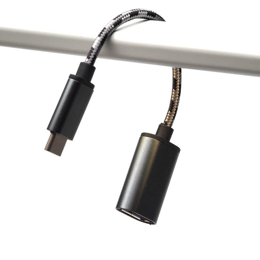 Zore Kablolu Metal Type-C Otg Gold