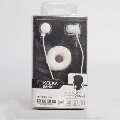 Zore KEEKA K-10 3.5mm Kulaklık Beyaz