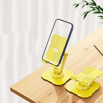 Zore L23 Dönebilen Başlıklı Telefon Ve Tablet Standı Sarı