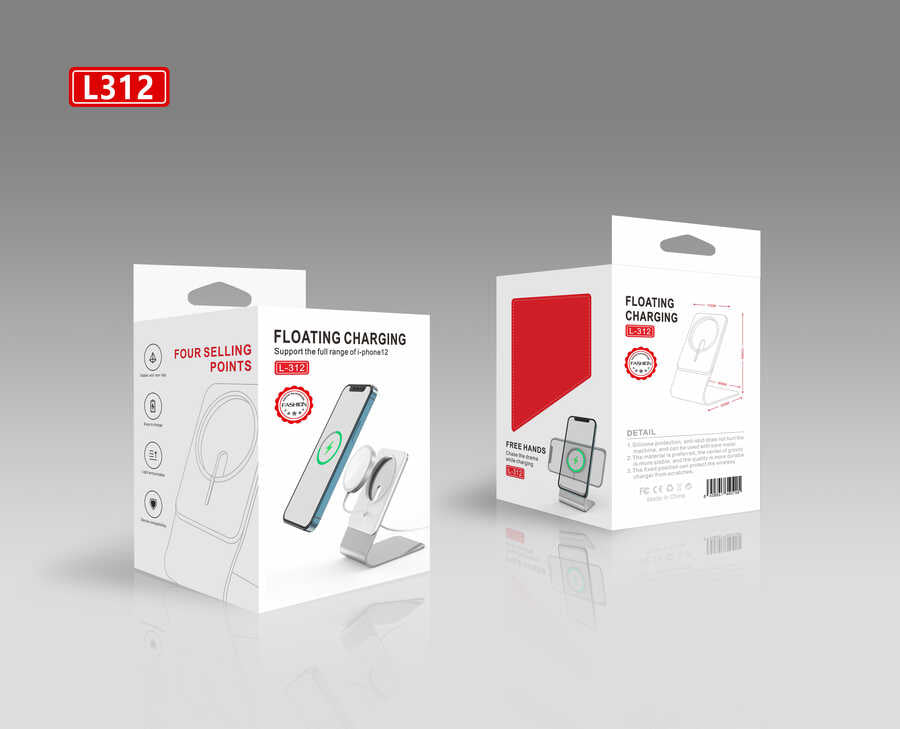 Zore L312 M-safe Şarj Standı Gümüş