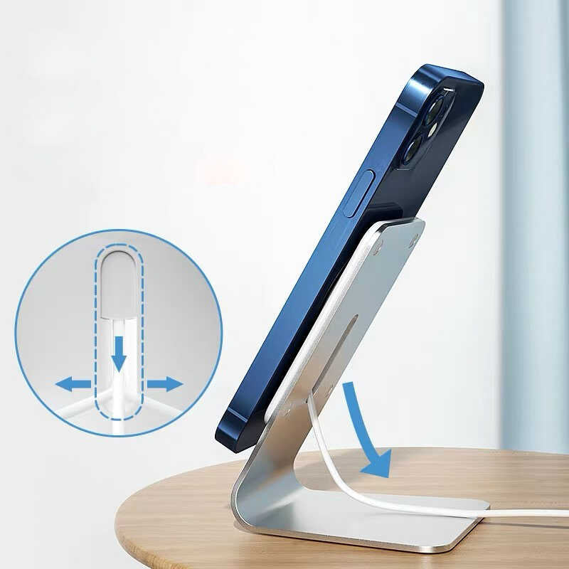 Zore L312 M-safe Şarj Standı Gümüş