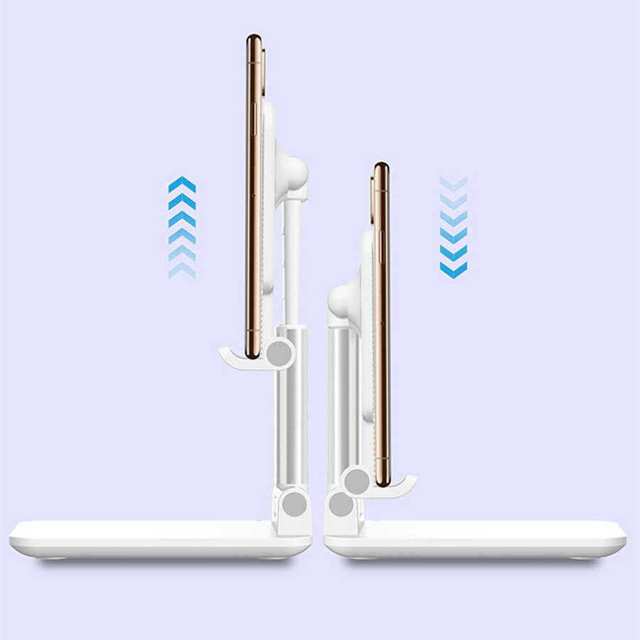 Zore LF-219 Masa Tablet - Telefon Tutucu Beyaz