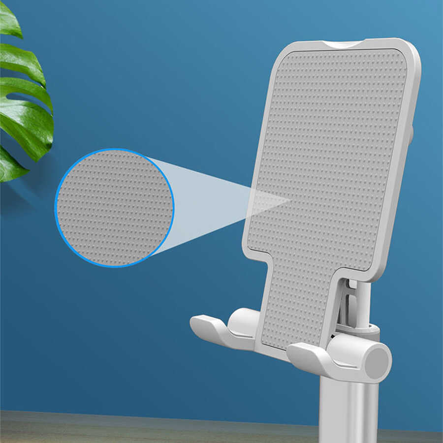 Zore LF-219 Masa Tablet - Telefon Tutucu Beyaz