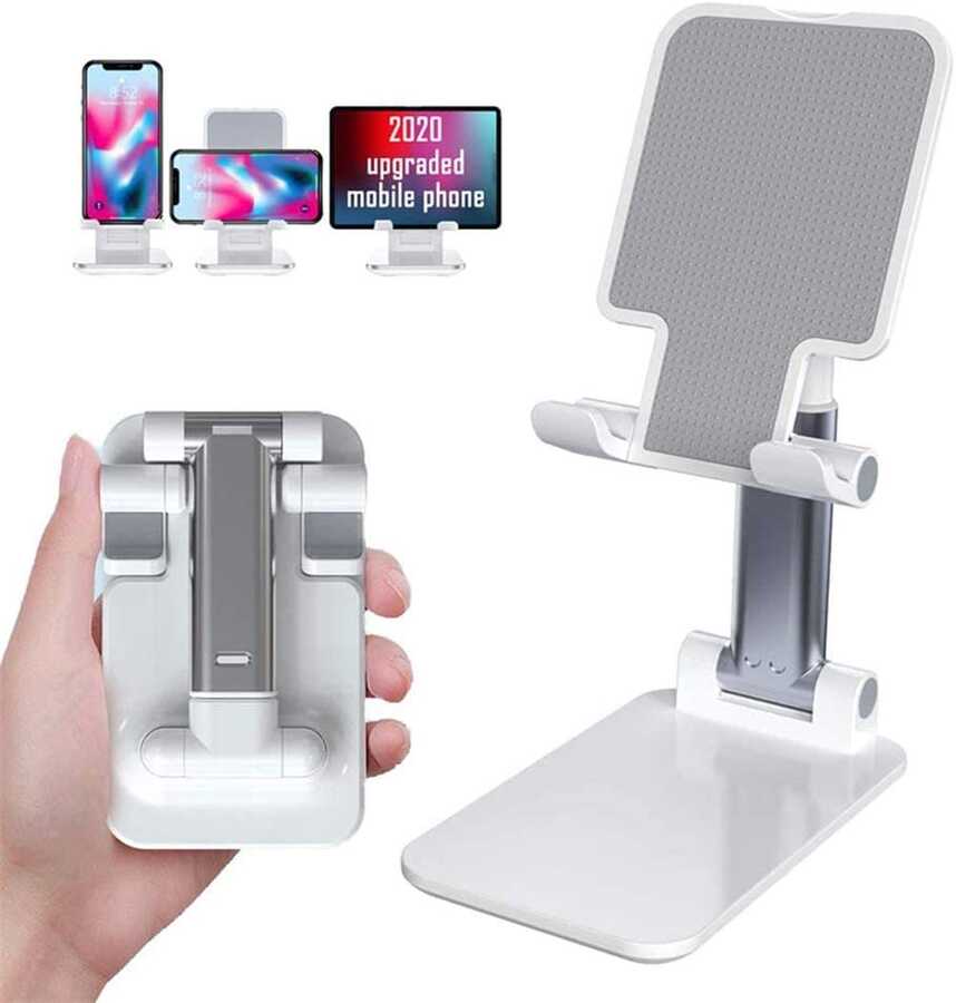 Zore LF-220 Masa Tablet - Telefon Tutucu Beyaz