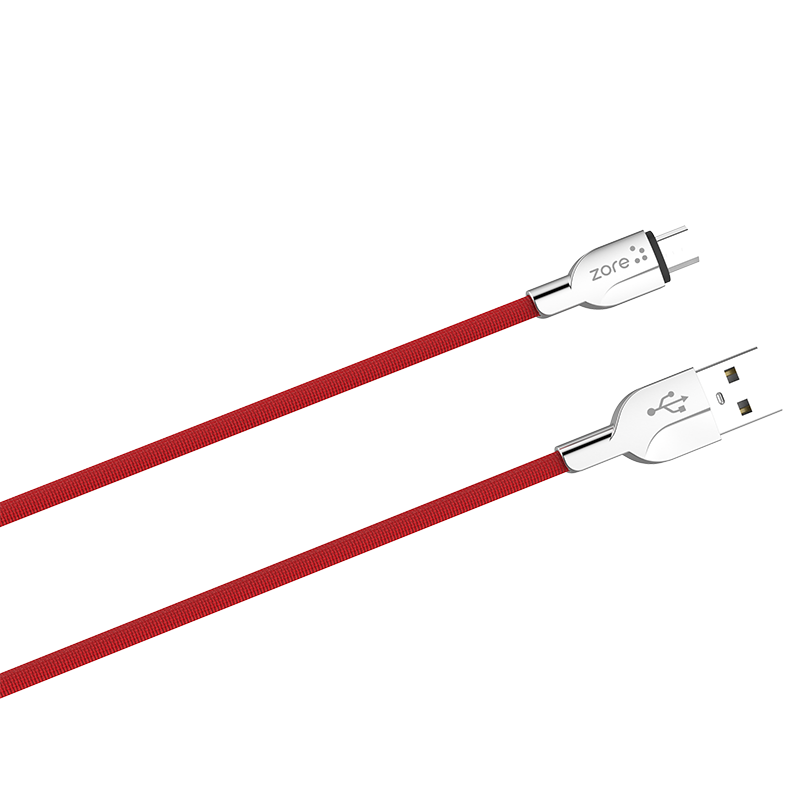 Zore ZR-LS411 Micro Usb Kablo Kırmızı
