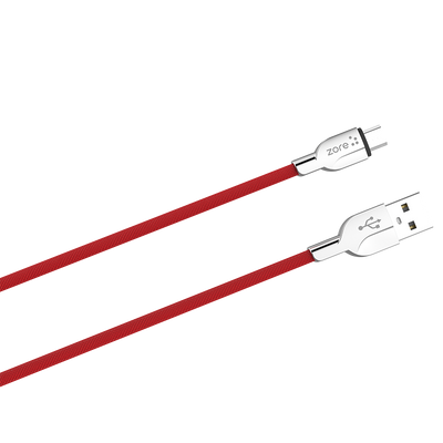 Zore ZR-LS411 Micro Usb Kablo Kırmızı