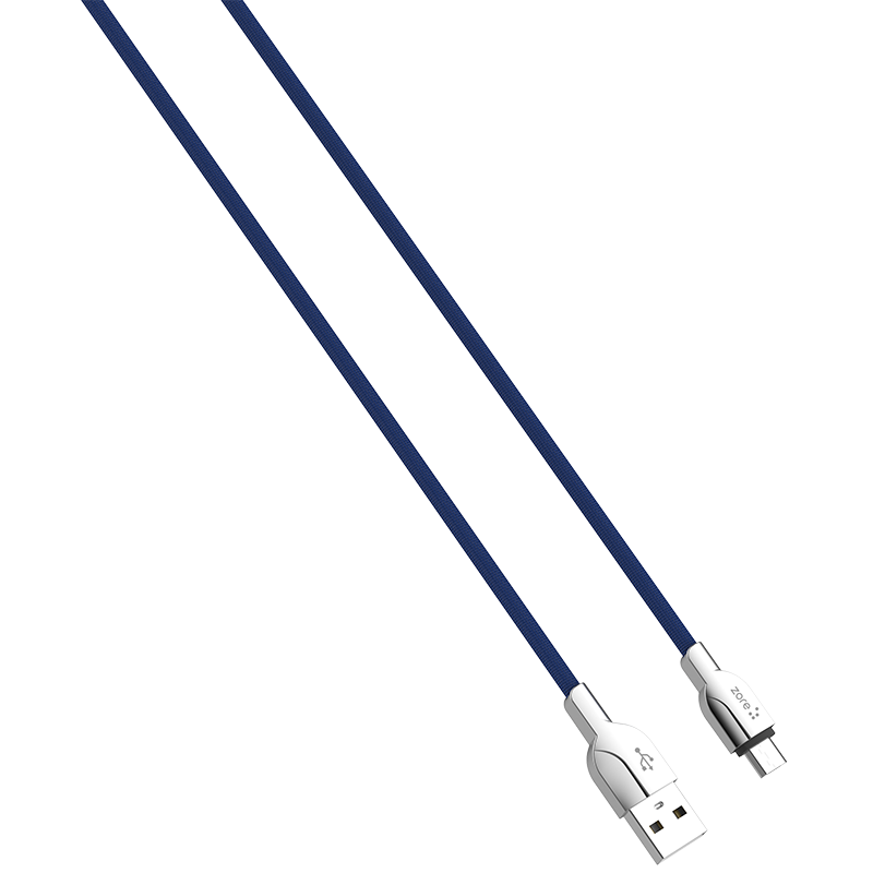 Zore ZR-LS411 Micro Usb Kablo Mavi