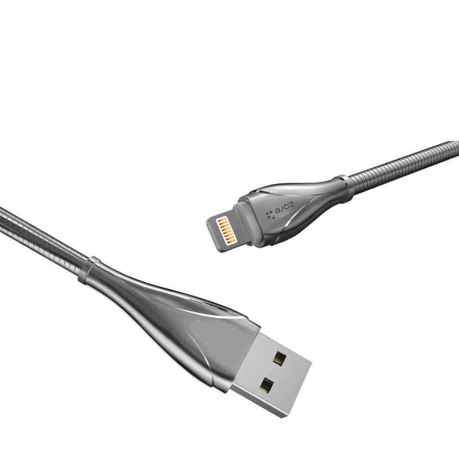 Zore LS28 Lightning Usb Kablo Gri
