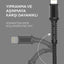 Zore LS63 Micro Usb Kablo Gri