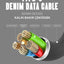 Zore LS63 Type-C Usb Kablo Gri
