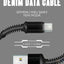 Zore LS63 Type-C Usb Kablo Mavi