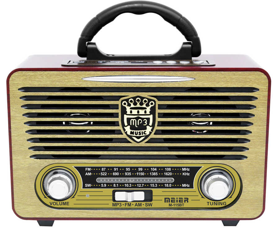 Zore M-115BT Bluetooth Hoparlör Kahverengi