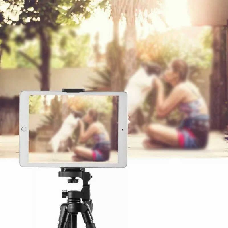 Zore M-05 Tripod Başlığı Telefon Tablet Tutucu Siyah