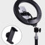 Zore M20 Işıklı Telefon Tutucu Ring Light Siyah