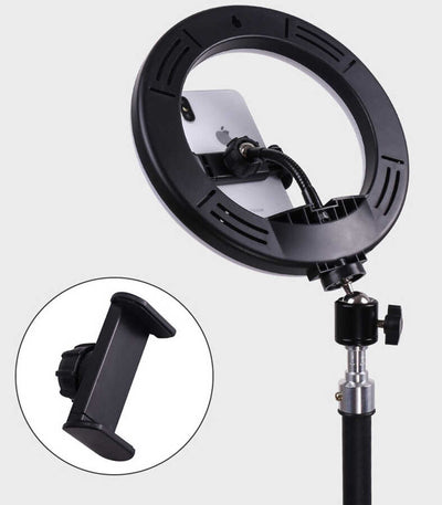 Zore M20 Işıklı Telefon Tutucu Ring Light Siyah