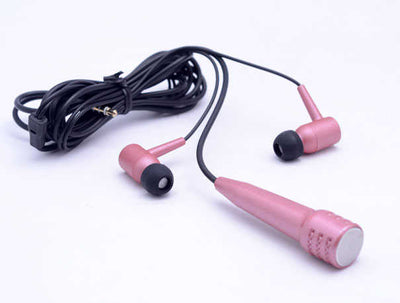 Zore Mat Mikrofonlu Karaoke Kulaklık Pembe