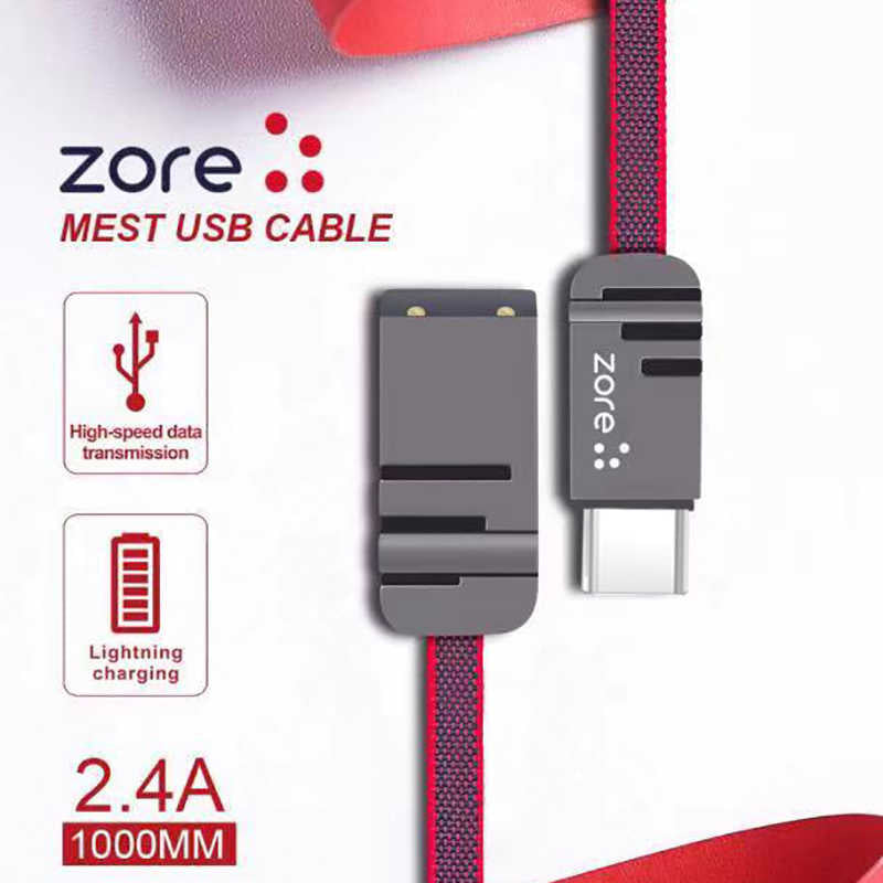 Zore Mest Type-C Usb Kablo 1M Siyah