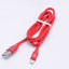 Zore Metal Uçlu Lightning Usb Kablo Siyah