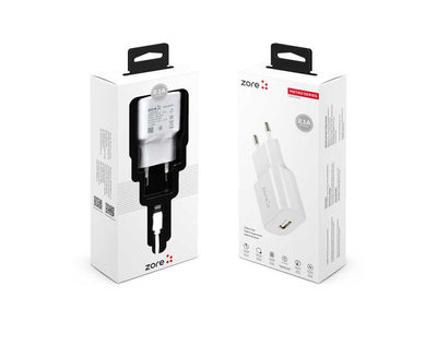 Zore Metro Serisi ZR-TC01 Lightning 2 in 1 Şarj Seti Beyaz