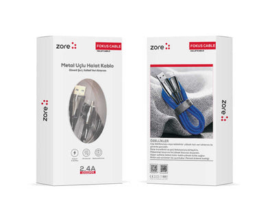 Zore Micro Focus Usb Kablo Siyah