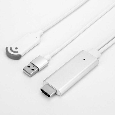 Zore Mirascreen HDTV Adaptör Tüm Modellere Uyumlu Beyaz