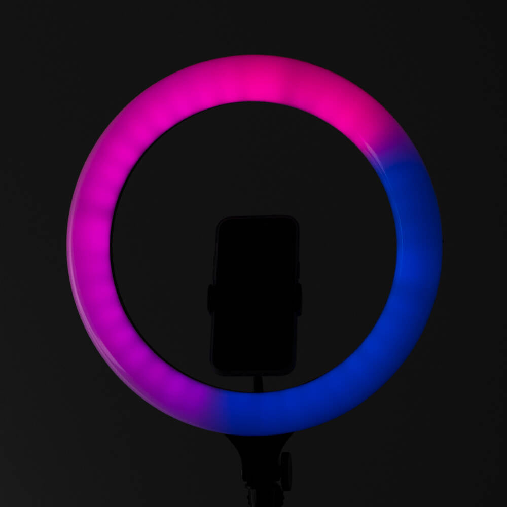 Zore MJ38 RGB 25W Ring Light Canlı Yayın 38cm USB'li ve Telefon Stand Siyah