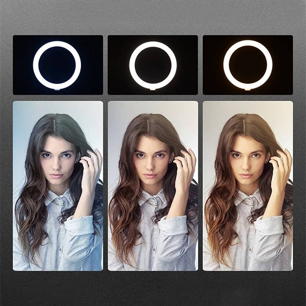 Zore MJ38 RGB 25W Ring Light Canlı Yayın 38cm USB'li ve Telefon Stand Siyah