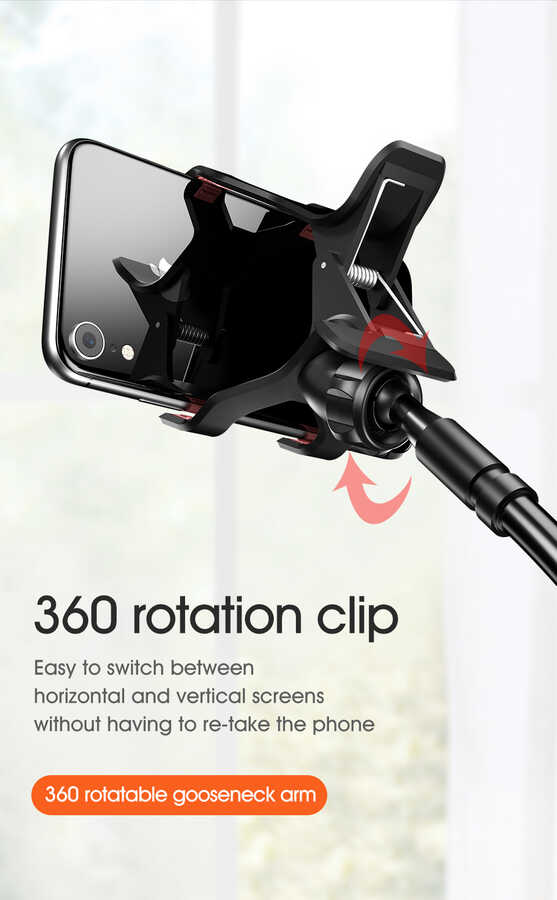 Zore MS-02 Masa Tablet Telefon Tutucu Beyaz