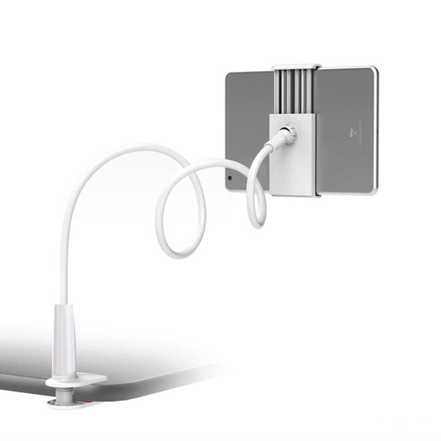 Zore MS-01 Masa Tablet Telefon Tutucu Beyaz