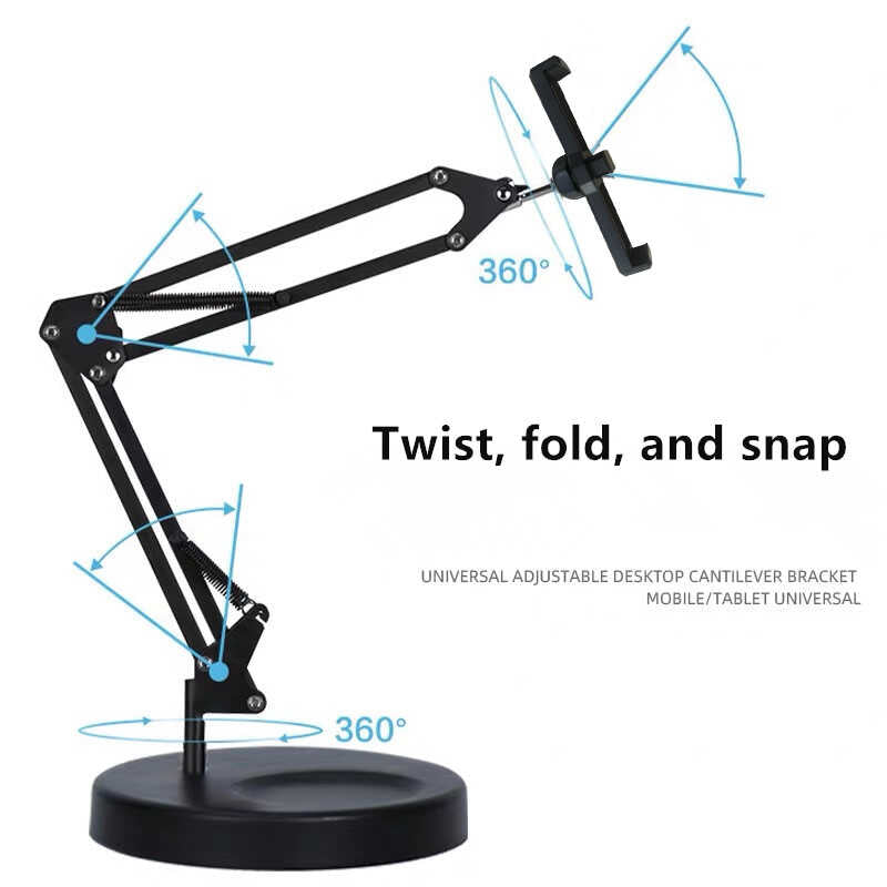Zore MS-04 Masa Telefon Tutucu Siyah