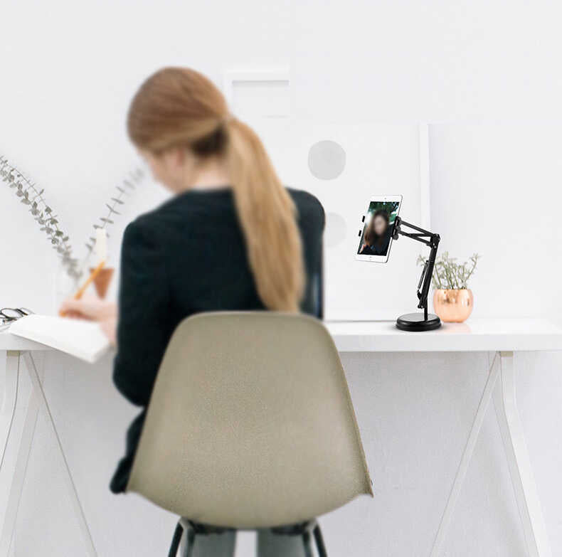 Zore MS-05 Masa Telefon ve Tablet Tutucu Siyah