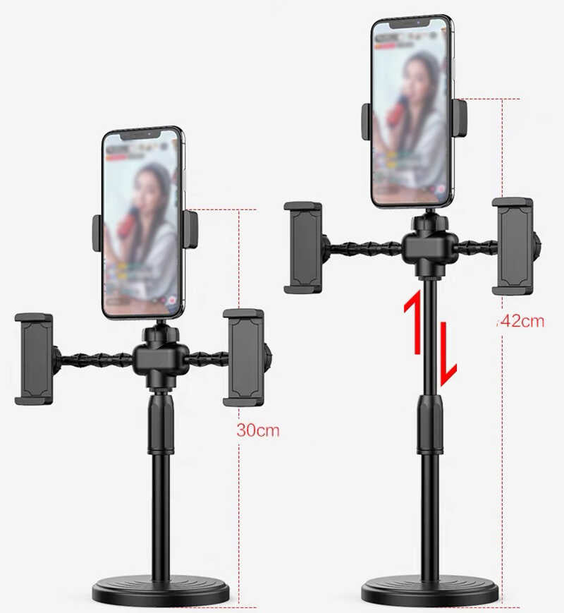 Zore MS-08 Masa Telefon Tutucu Siyah