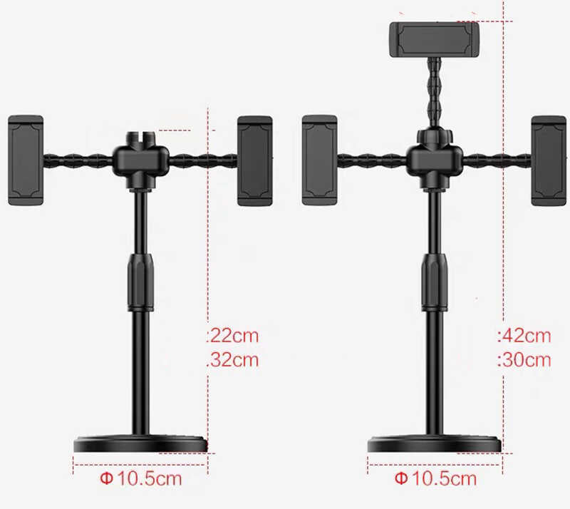 Zore MS-08 Masa Telefon Tutucu Siyah