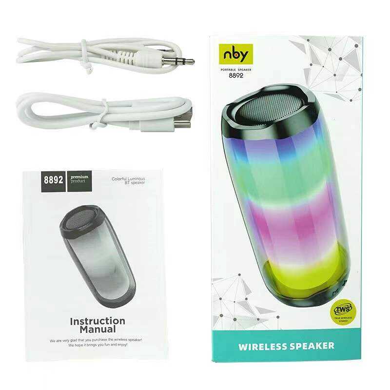 Zore NBY8892 Bluetooth Speaker Hoparlör Siyah