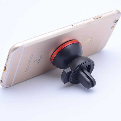Zore New Magnetic Air Vent Mount Araç Telefon Tutucu Kırmızı