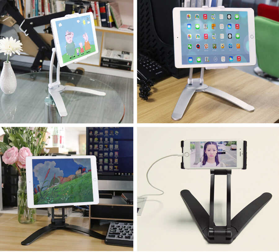 Zore PB-41E Tablet - Telefon Standı Gri