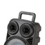 Zore PK-15 FM Radyolu Mikrofonlu RGB TWS 8 inç Stereo Bass Kablosuz Karaoke Hoparlör Siyah