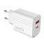 Zore Play Serisi PL05 Lightning 2in1 Seyahat Şarj Aleti 20W Beyaz