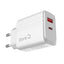 Zore Play Serisi PL05 Lightning 2in1 Seyahat Şarj Aleti 20W Beyaz