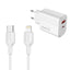 Zore Play Serisi PL08 Type-C to Lightning 2in1 PD Seyahat Şarj Aleti 20W