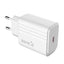 Zore Play Serisi PL2 Type-C to Lightning 2in1 PD Seyahat Şarj Aleti 20W Beyaz
