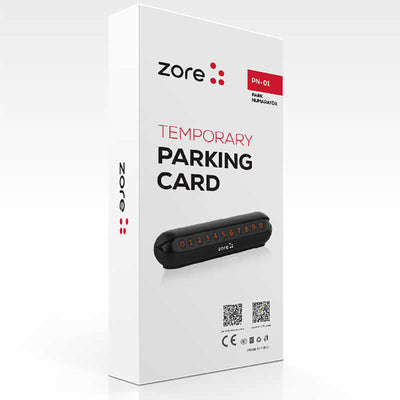 Zore PN-01 Araç Park Numaratörü Gri