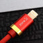 Zore Poro Lightning Usb Kablo 1M Gold-Kırmızı