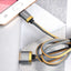 Zore Poro Micro Usb Kablo 1M Gold-Gri