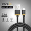 Zore Poro Type-C Usb Kablo 1M Gold-Kırmızı