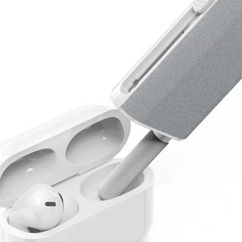 Zore Q6 Çok Fonksiyonlu Airpods Temizleme Kalemi Beyaz