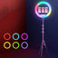 Zore RGB Light 56cm Işıklı Telefon Tutucu Ring Light Siyah